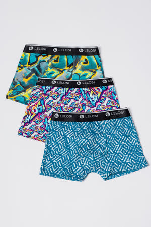 lelosi lot de boxers pour enfants happycolours (3 pièces) 1