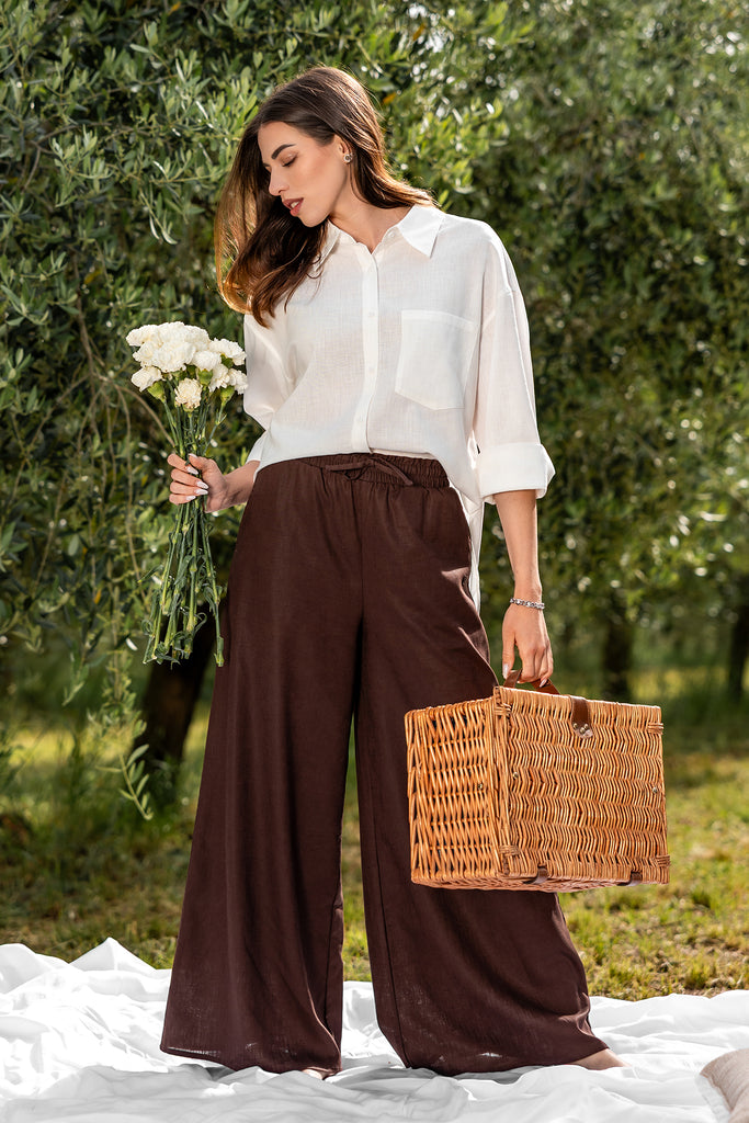 lelosi pantalon chicline espresso 0