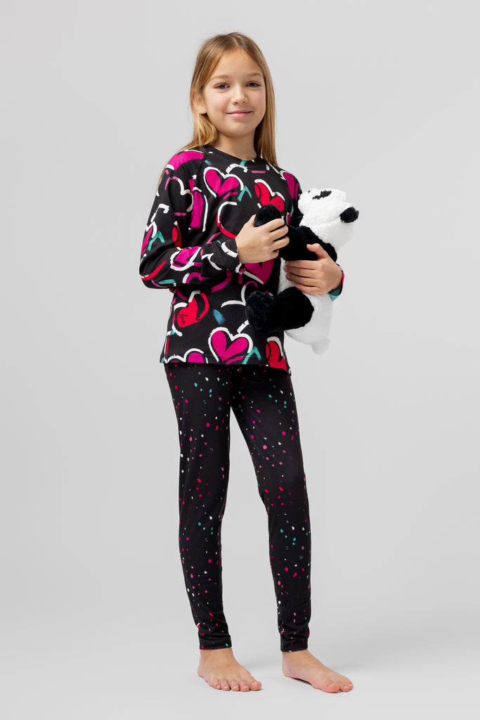 lelosi pyjama pour enfant heartful 0