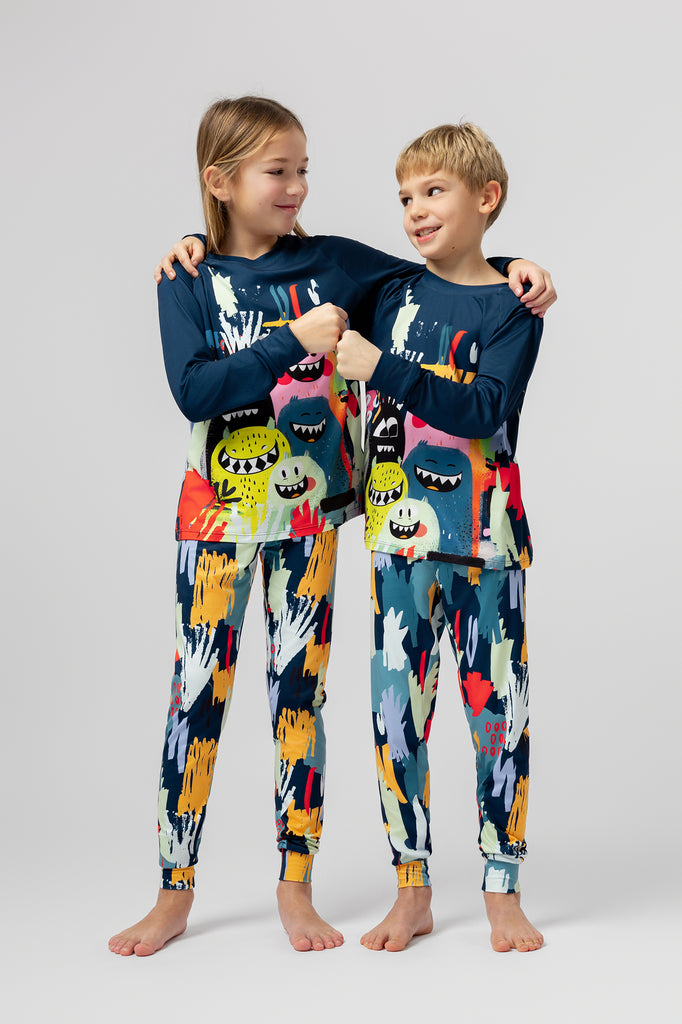 lelosi pyjama pour enfant monsterly 0