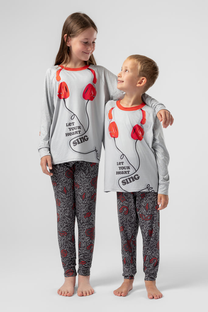 lelosi pyjama pour enfant heartbeat 0