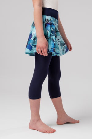 Leggings Sans Pieds pour Filles avec Jupe Tutu à Volants 1-7 Leggings Sans Pieds pour Filles avec Jupe Tutu à Volants 1-7