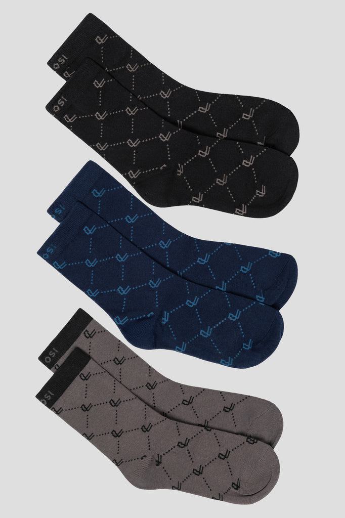 lelosi lot de chaussettes alex (3x) 0