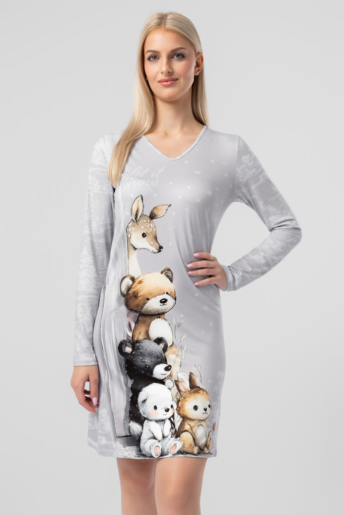 lelosi chemise de nuit snowy 0