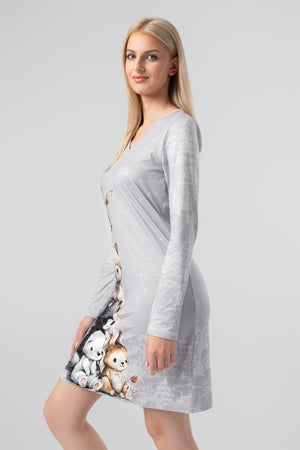 lelosi chemise de nuit snowy 1