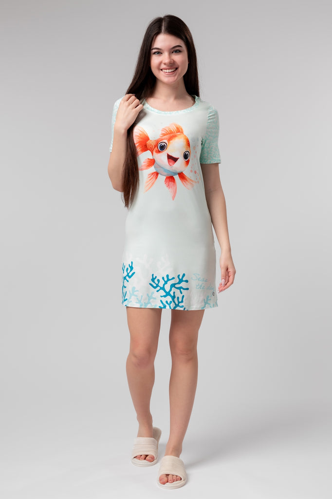 lelosi chemise de nuit courte muru 0