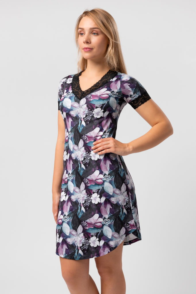 lelosi chemise de nuit courte fiorella 0