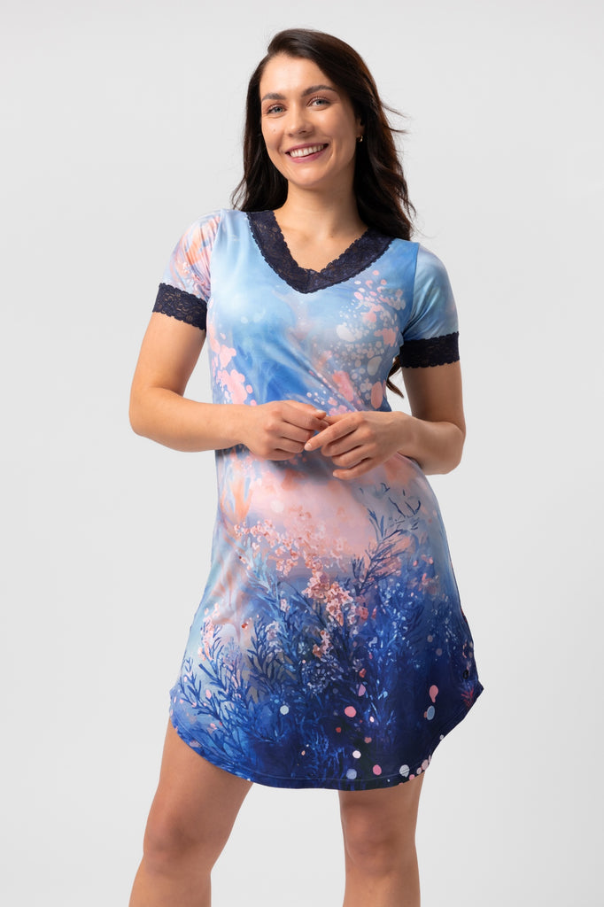 lelosi chemise de nuit courte livia 0